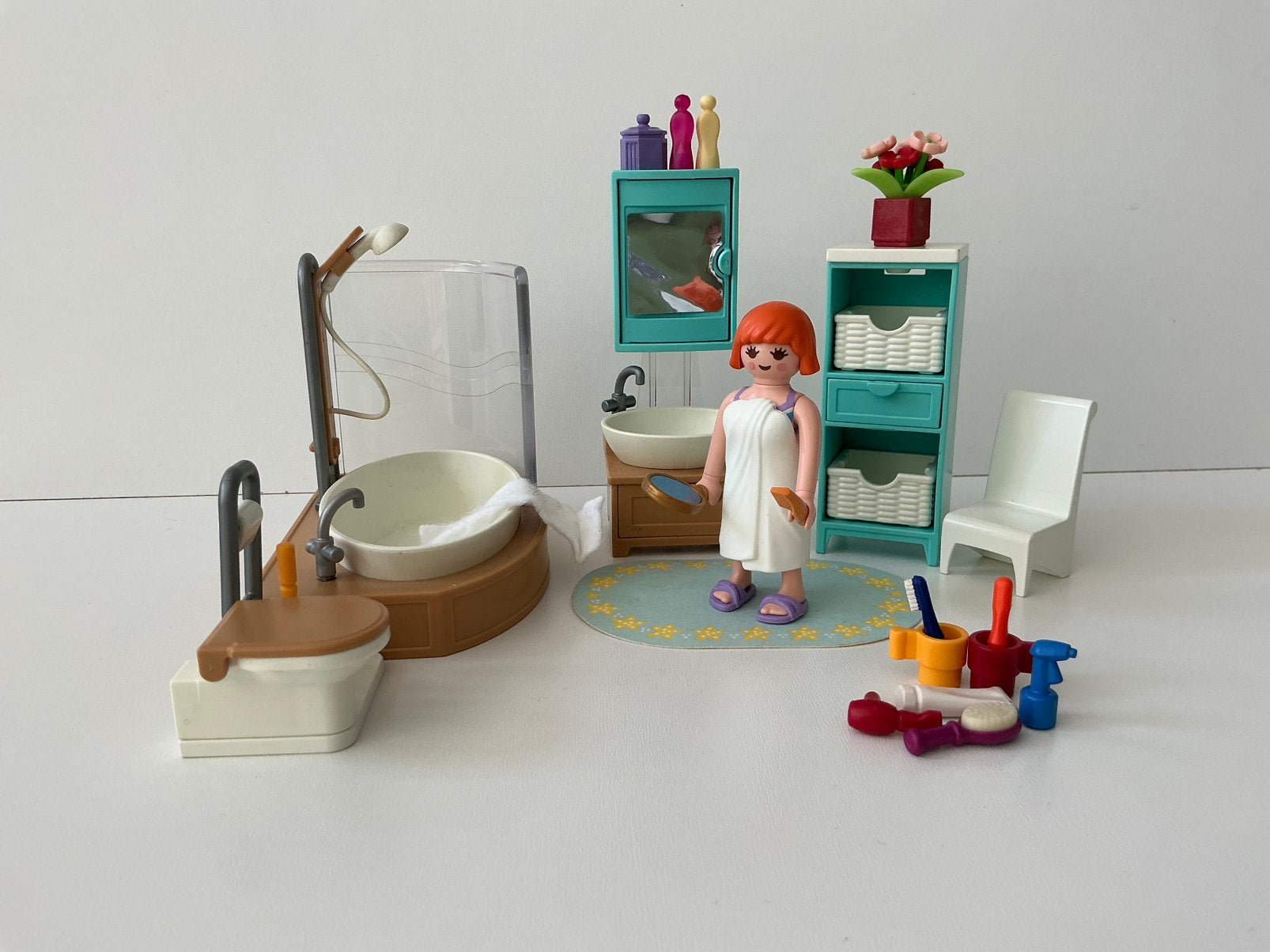 Playmobil 5330 badkamer, Ophalen of Verzenden, Gebruikt, Complete set