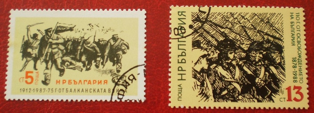 Bulgarije - 2x Leger / Militairen, Verzenden, Bulgarije, Gestempeld