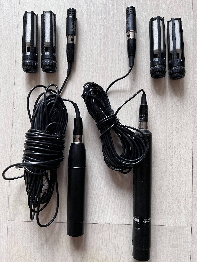 Condensator microfoons Shure SM98 en AKG C411(Neum, Sennh), Ophalen of Verzenden, Gebruikt, Instrumentmicrofoon