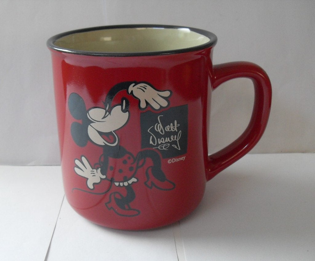 Minnie Mouse Beker Mok Mickey Mouse 100 Years Disney, Ophalen of Verzenden, Mickey Mouse, Zo goed als nieuw, Servies