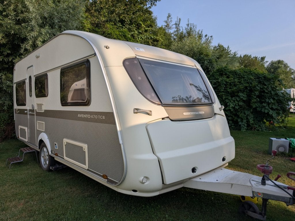 Avento 470TCB enkele bedden mover airco en voortent, Standaardzit, Avento, Bedrijf, Ringverwarming