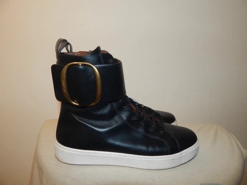 See by Chloe hoge sneakers grote gouden gesp ZGAN 38