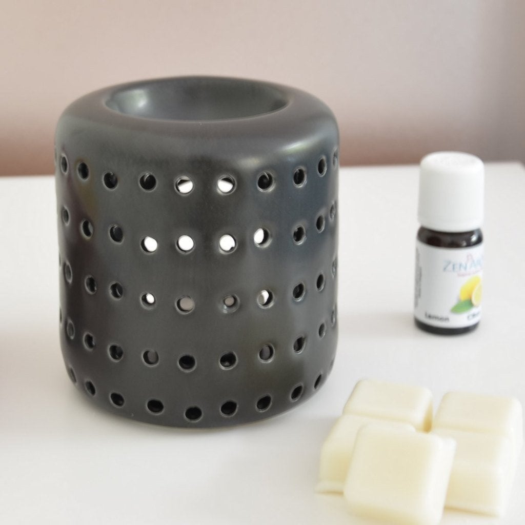 Zwart Coliseo Aromatherapie Geurbrander - Origineel Design, Overige materialen, Zwart, Nieuw, Ophalen of Verzenden