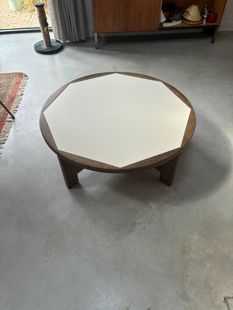 Dutch design koffie tafel ‘t Spectrum 70s, Huis en Inrichting, Tafels | Salontafels, Ophalen, Brutalisme dutch design, 50 tot 100 cm