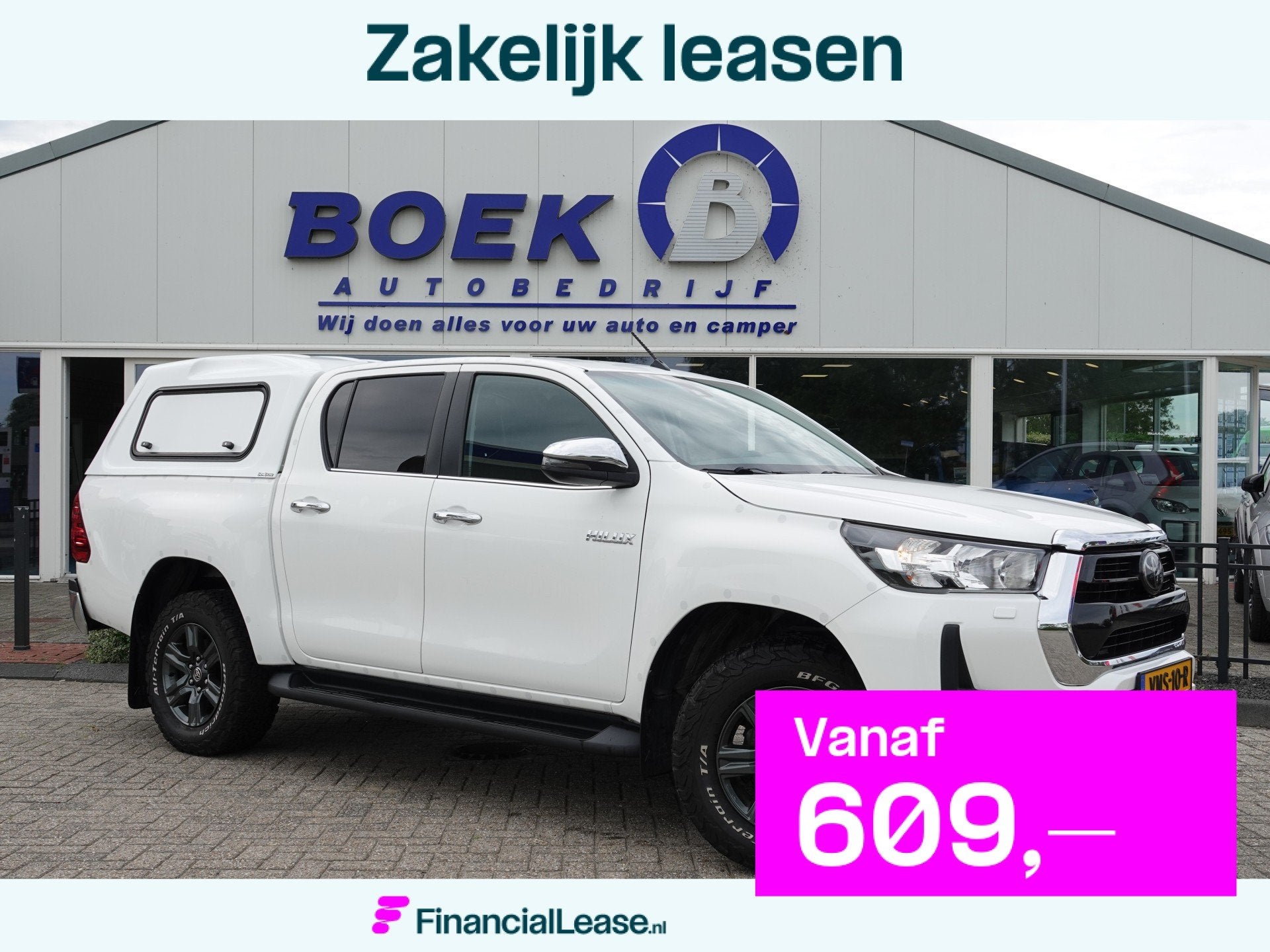 Toyota Hilux 2.4 D-4D Double Cab Professional HARDTOP | TREK, Gebruikt, Euro 6, 4 cilinders, 150 pk