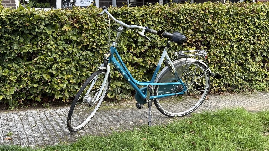 Gazelle Puur NL fiets – blauw – 28 inch, Ophalen
