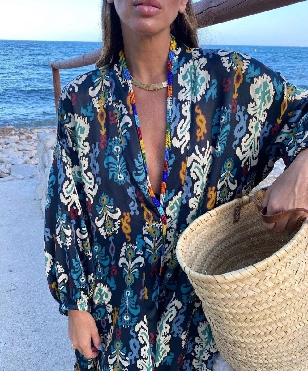 Zara kimono M 38/40, Maat 38/40 (M), Blauw, Ophalen of Verzenden, Zo goed als nieuw