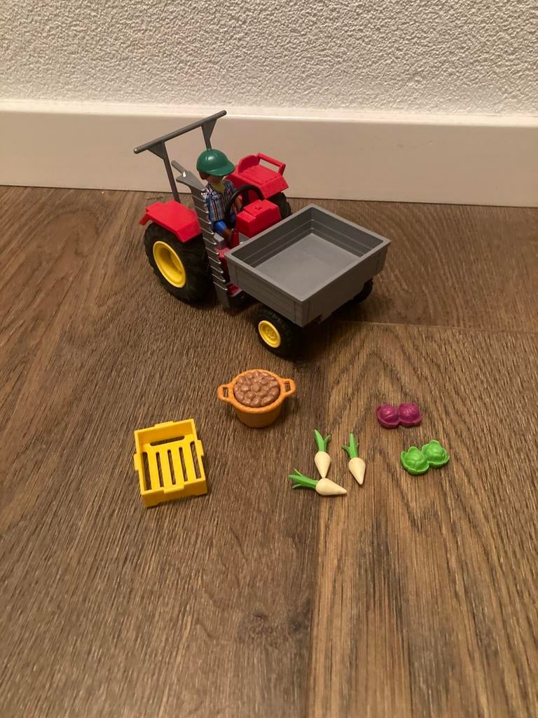 Playmobil 9831 tractor met maaibalk, Kinderen en Baby's, Speelgoed | Playmobil, Ophalen, Zo goed als nieuw, Complete set