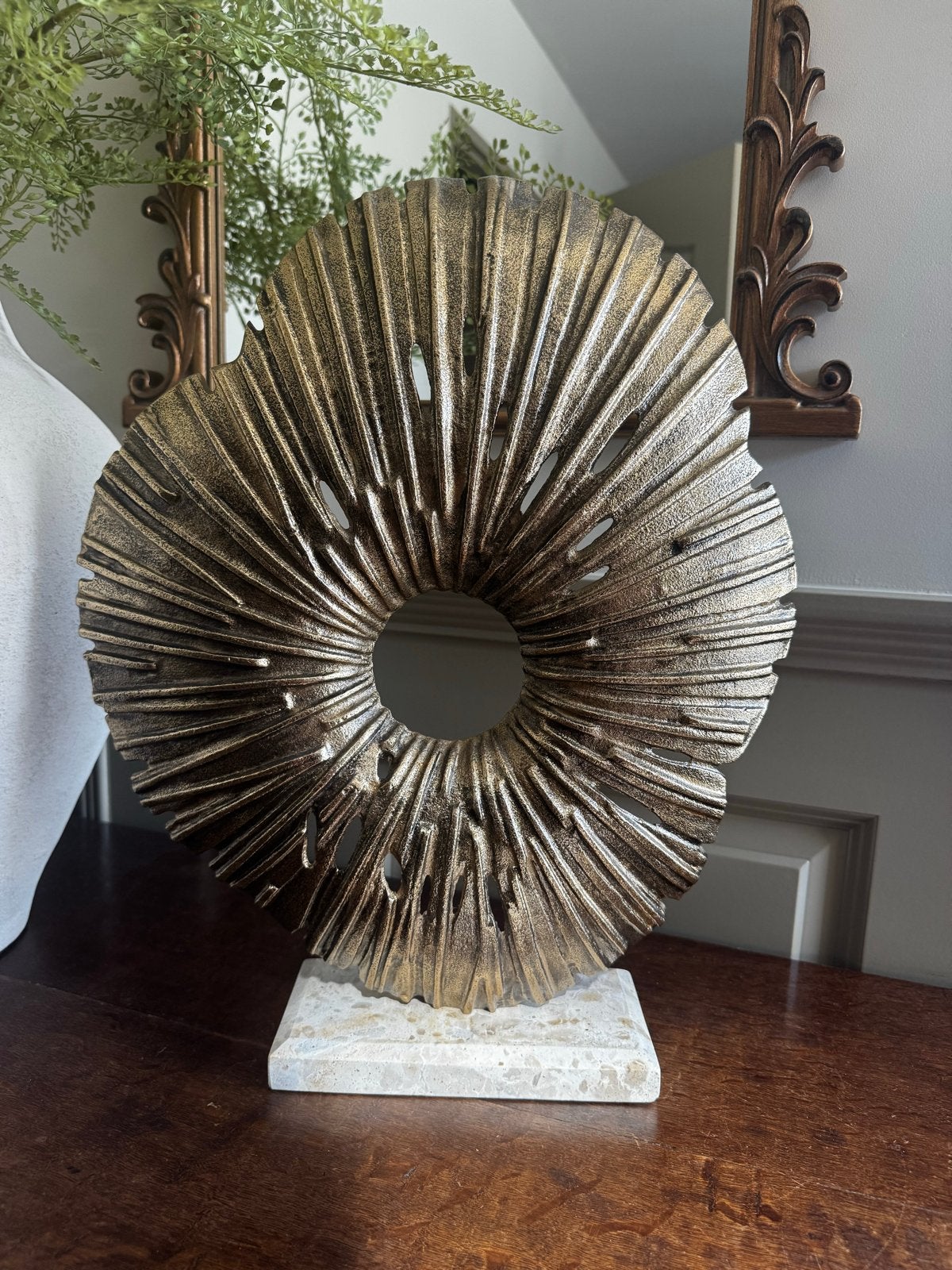 PTMD Collection Decoratief Ornament Goud/Messing met Steen, Ophalen of Verzenden, Zo goed als nieuw, Goud, Metaal