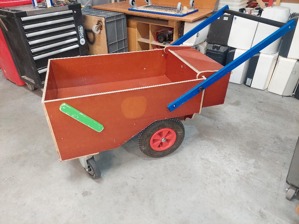 Droomland KDV bolderwagen met extra bagage-bak, Ophalen of Verzenden, Zo goed als nieuw