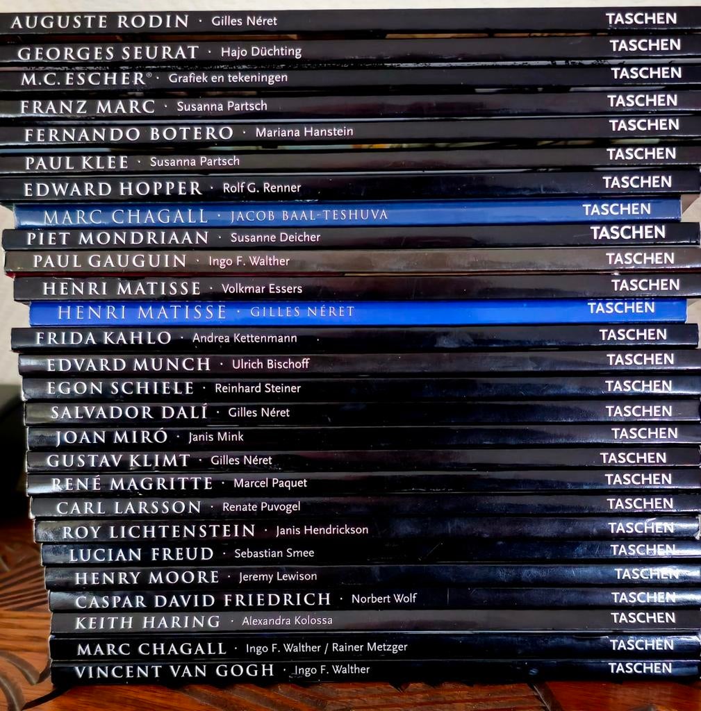 Diverse kunstboeken Taschen Schilders en Beeldhouwers, Boeken, Ophalen of Verzenden, Zo goed als nieuw
