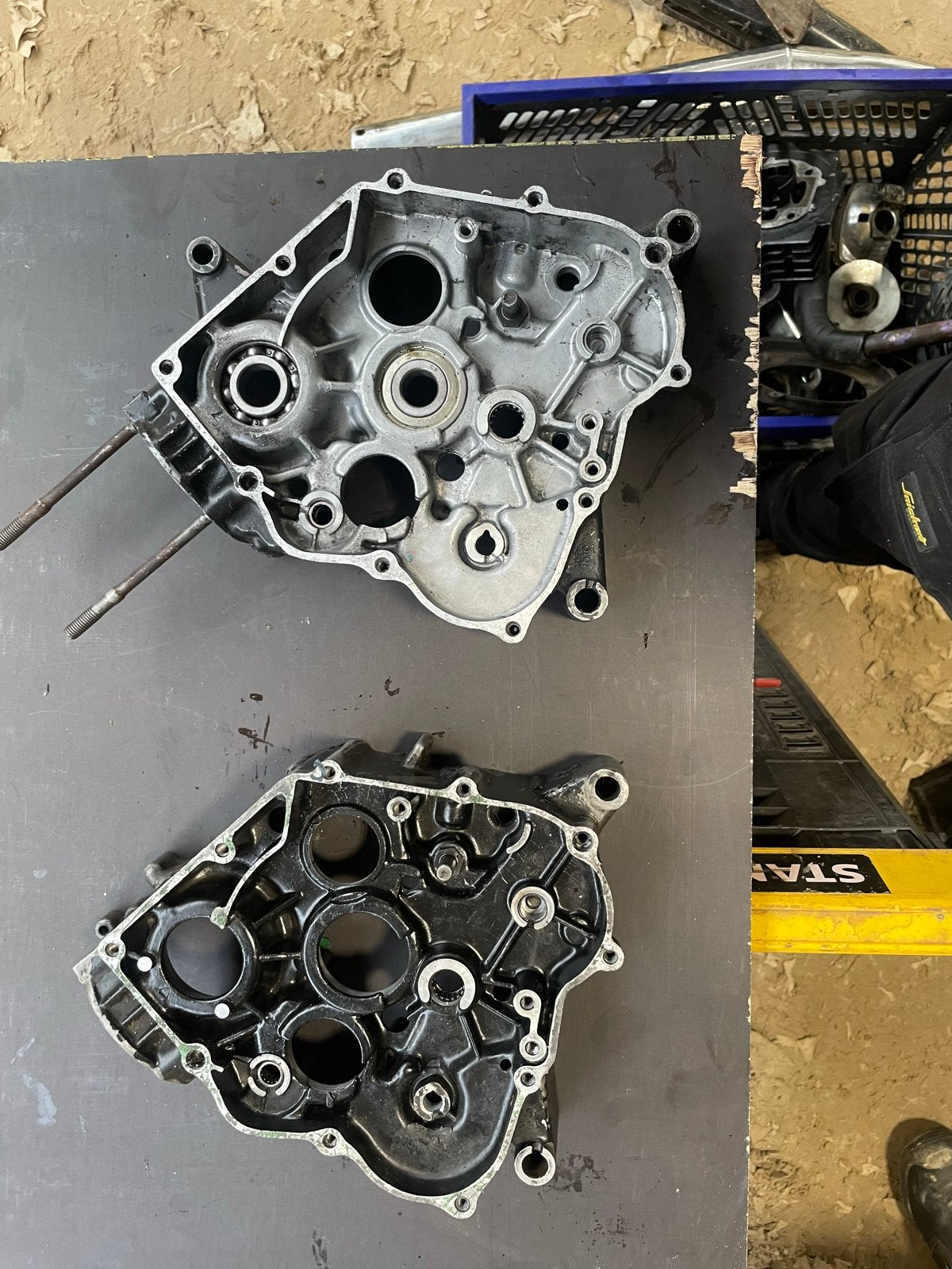 Honda MT5 Linker Carterhelft - Goede Staat, Fietsen en Brommers, Ophalen of Verzenden, Gebruikt, Blok