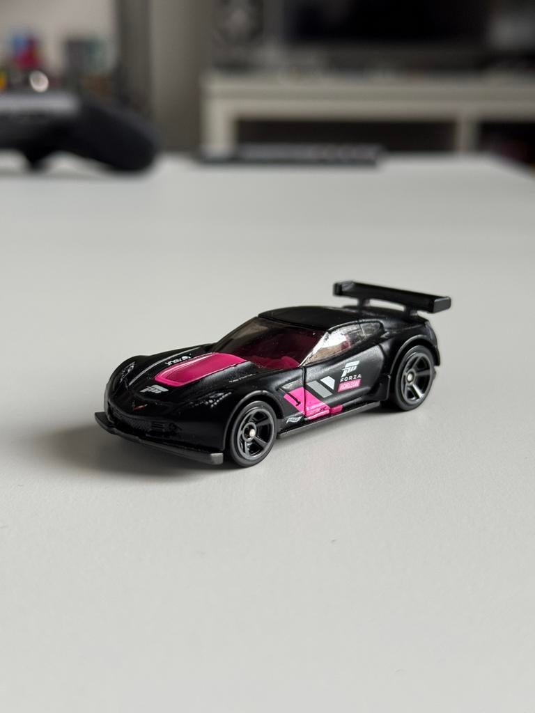 Hot Wheels Corvette C7 R Forza Horizon, Ophalen of Verzenden, Zo goed als nieuw, Auto