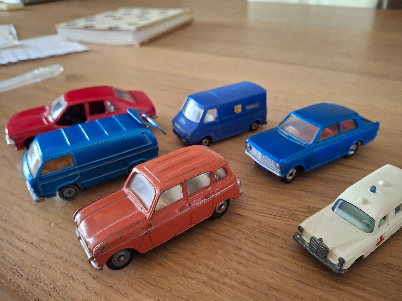 Set van 6 vintage Dinky Toys en Matchbox modelauto's, Ophalen of Verzenden