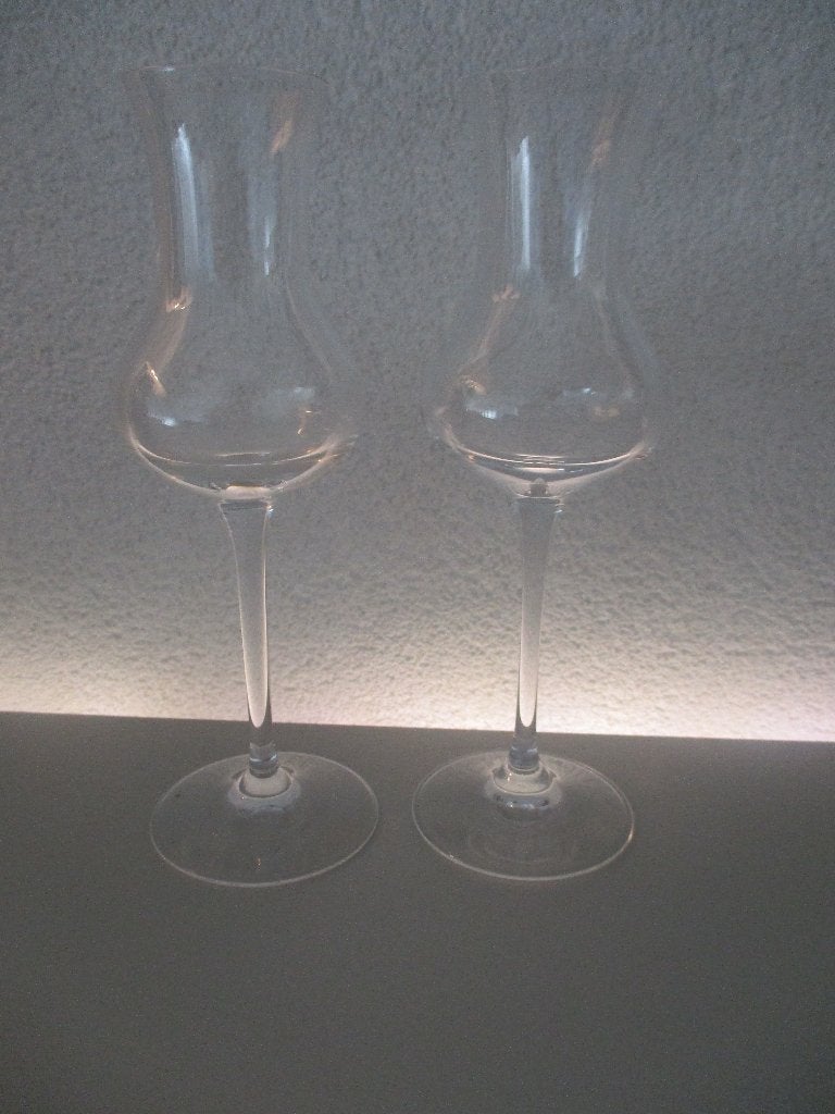 Luminarc Versailles 8 likeurglazen Grappa, Ophalen, Zo goed als nieuw