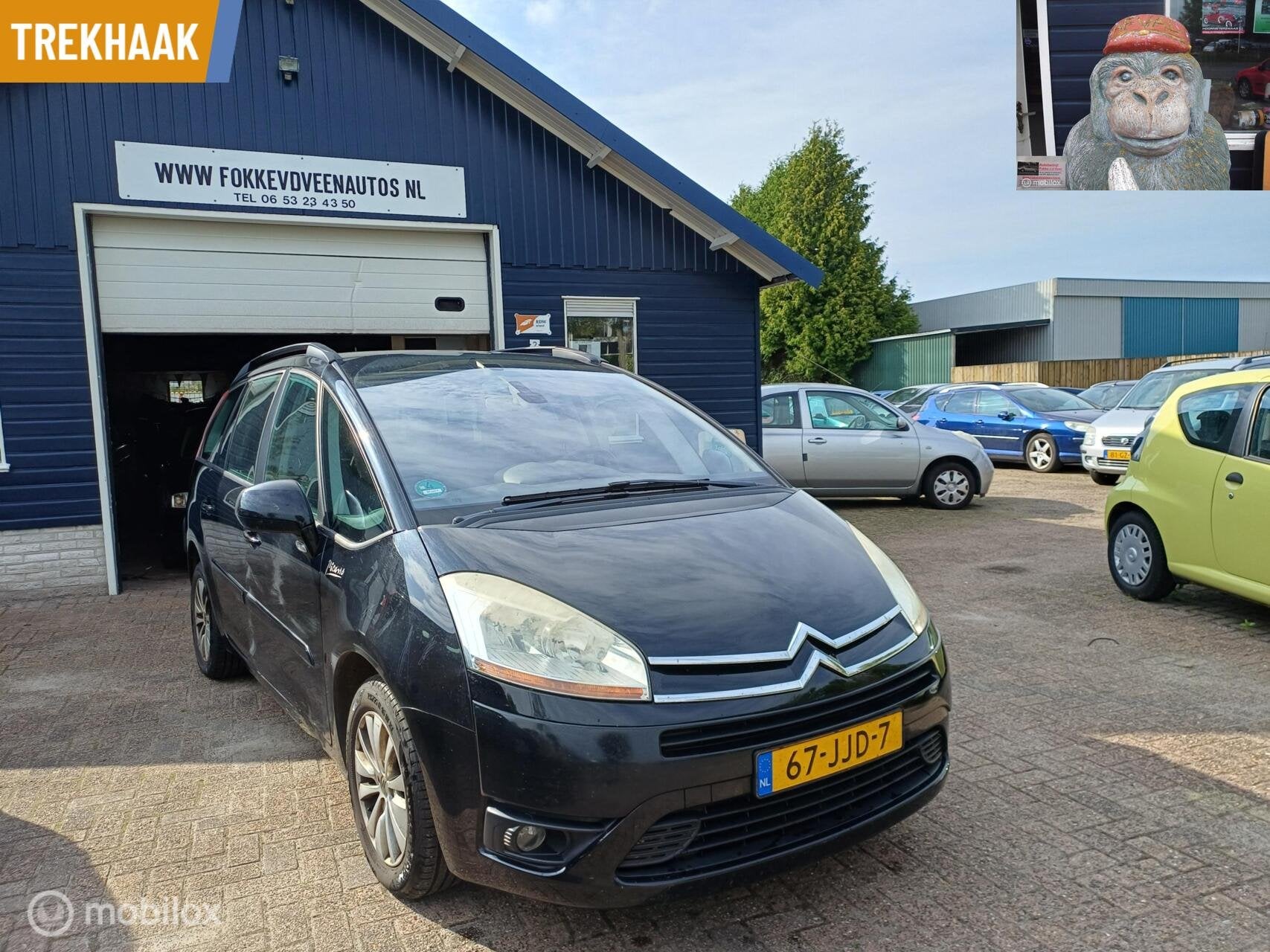 Citroen C4 Grand Picasso ++ 1.6 VTi Dynamique 7p., Gebruikt, 4 cilinders, 7 stoelen, Origineel Nederlands