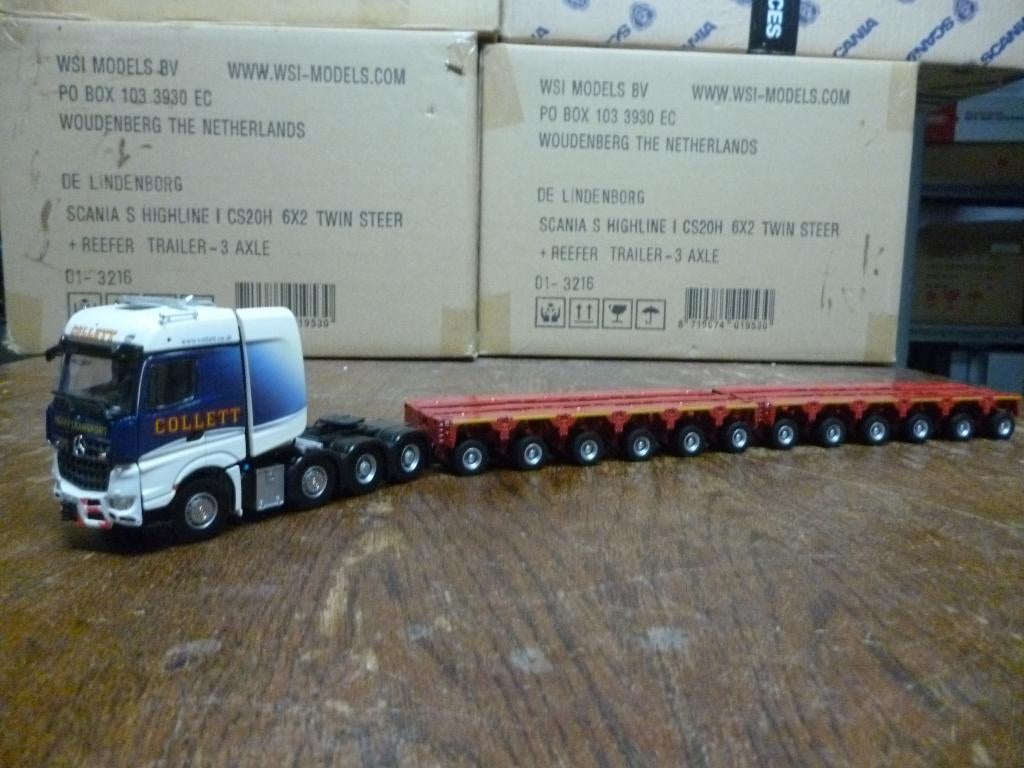 Tekno / IMC Mercedes Arocs Collet, Hobby en Vrije tijd, Modelauto's | 1:50, Ophalen of Verzenden, Nieuw, Bus of Vrachtwagen, Tekno