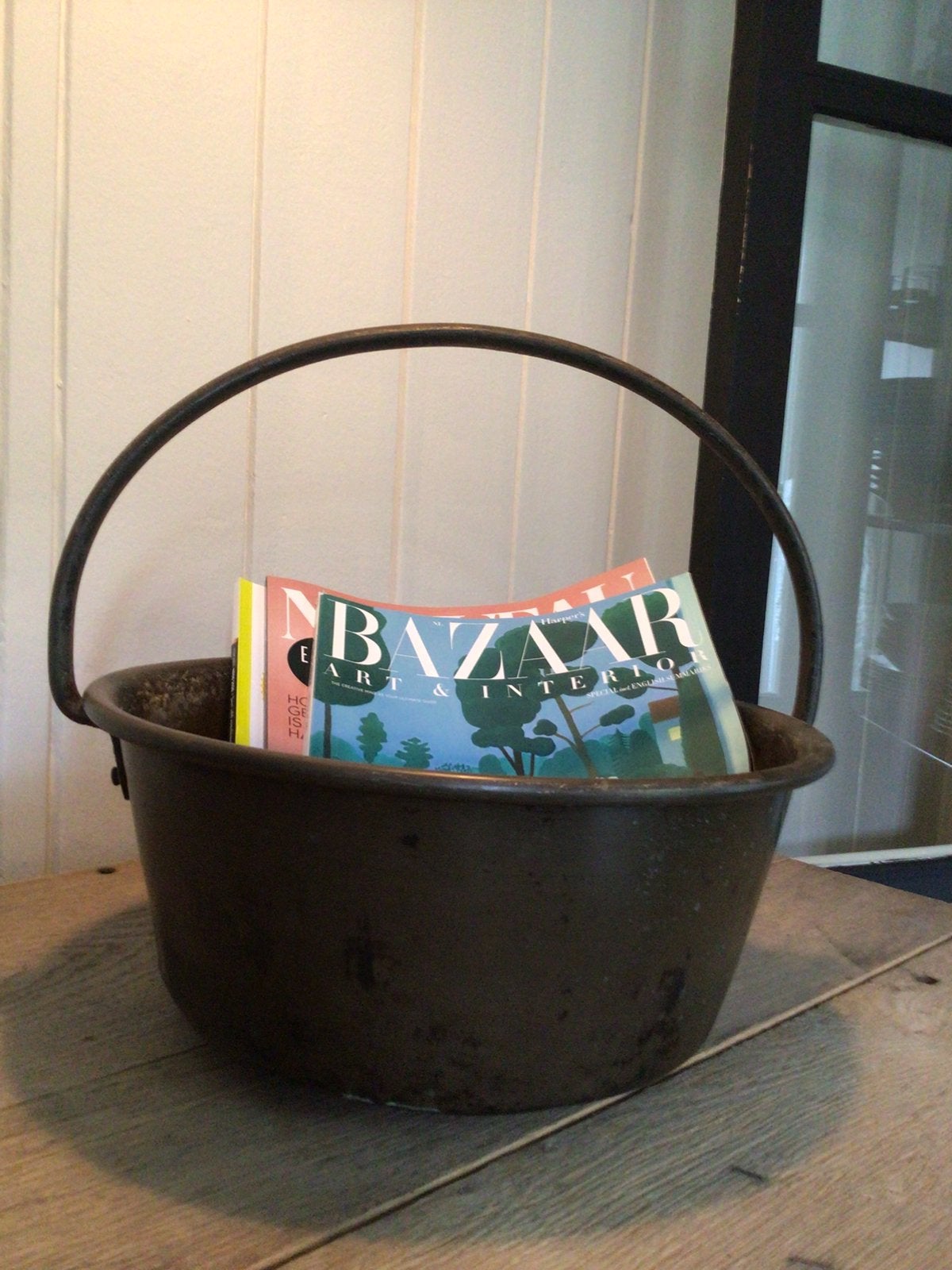 Stevige multifunctionele antieke koperen ketel, Antiek en Kunst, Ophalen, Koper