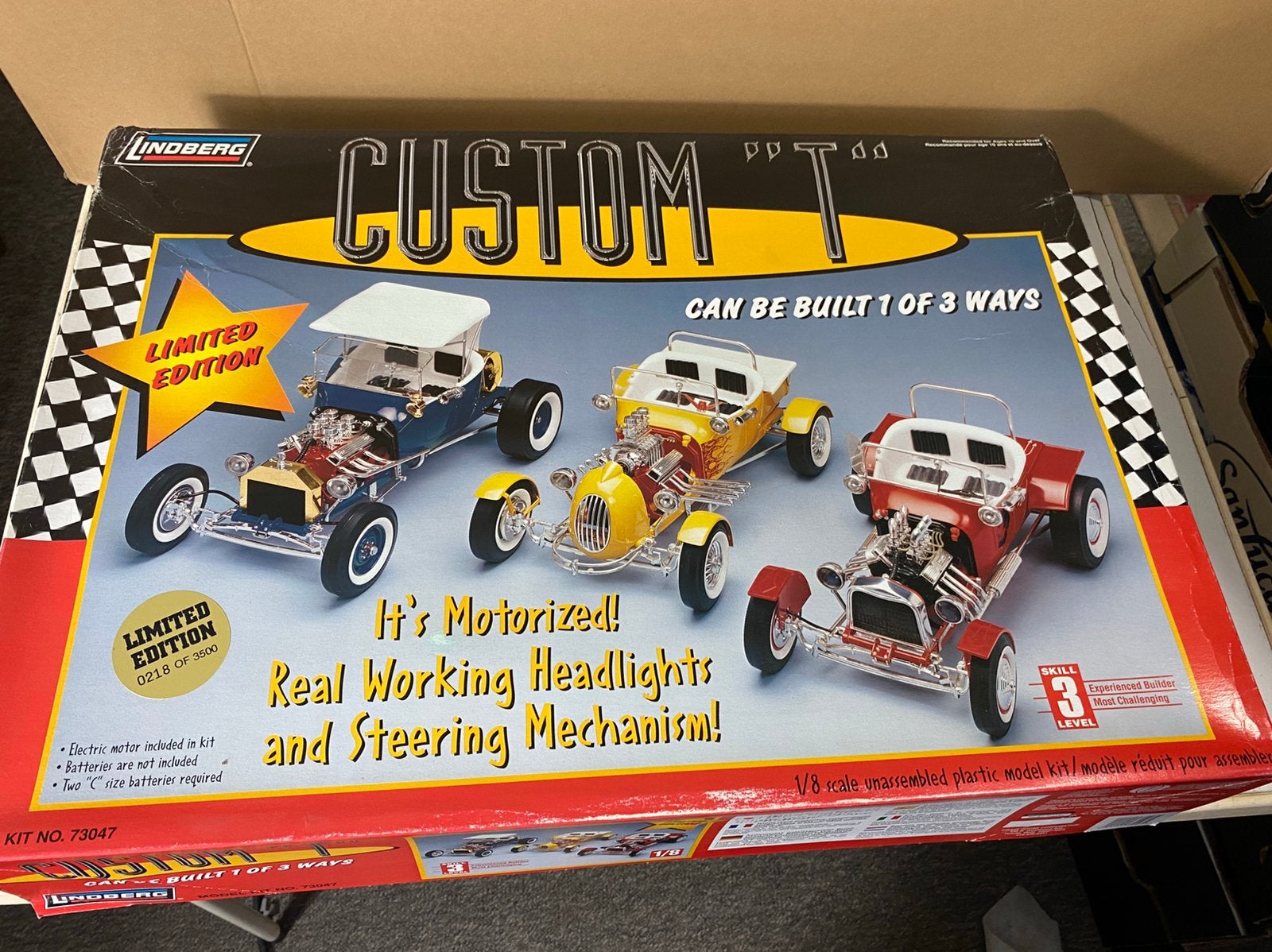 1:8 FORD MODEL T-HOTROD-modelkit/new-“built it 3 ways”, Overige merken, Auto, Groter dan 1:32, Nieuw