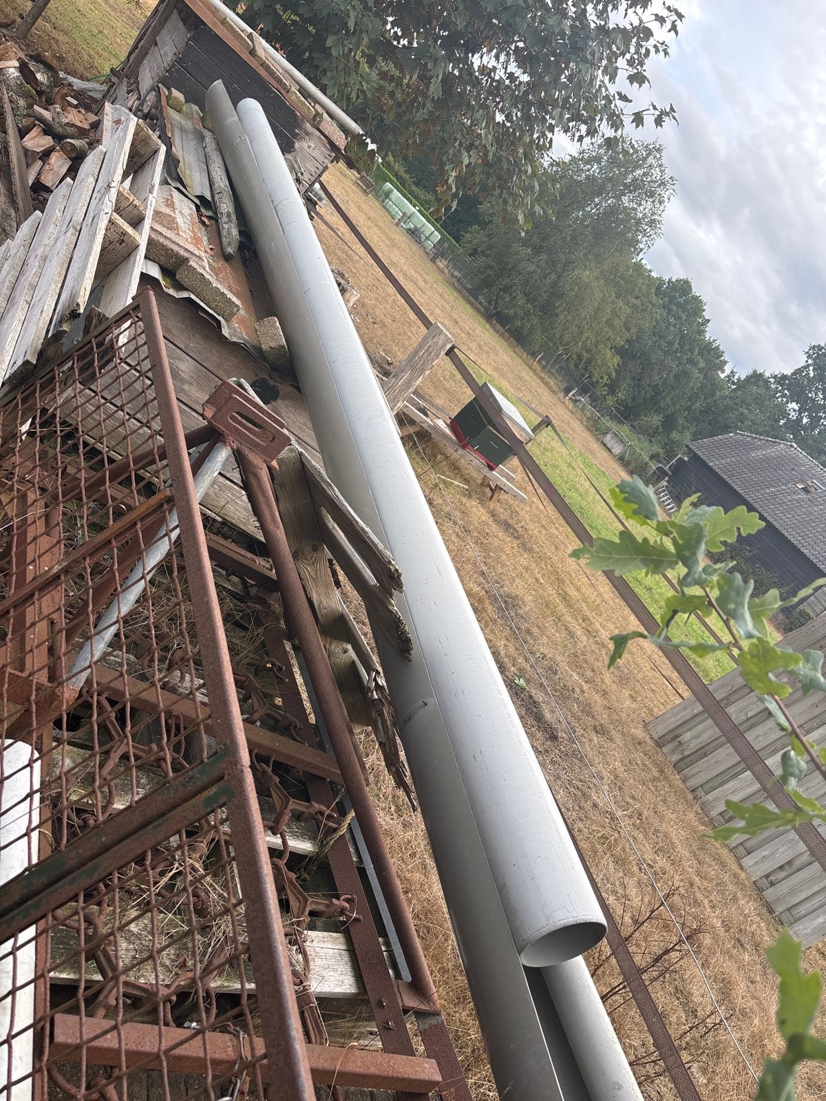 PVC Buis Diameter 160mm, Lengte 5 Meter, Doe-het-zelf en Verbouw, Buizen en Afvoer, Ophalen, Gebruikt, Pvc, 4 tot 6 meter