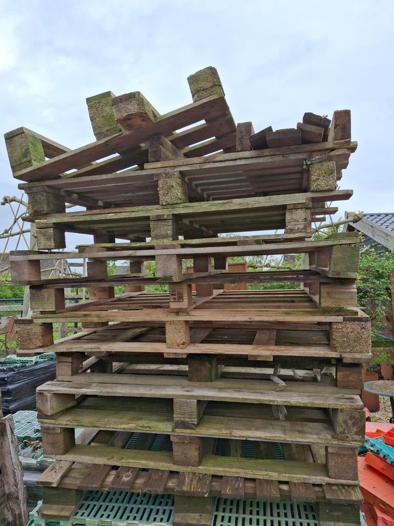 Gratis ophalen pallets voor de kachel/vuurkorf, Minder dan 3 m³, Ophalen