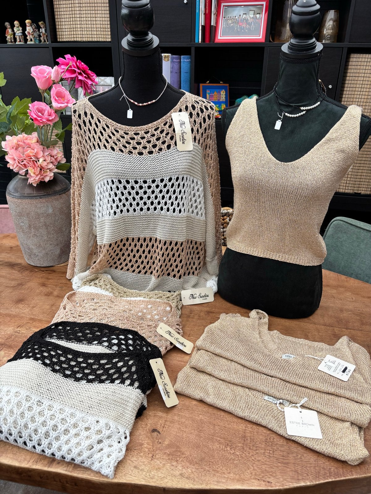 Nieuw Partij van 11 Gehaakte Truien met Glitter - One Size, Kleding | Dames, Ophalen of Verzenden, Nieuw, Maat 38/40 (M), Meerkleurig
