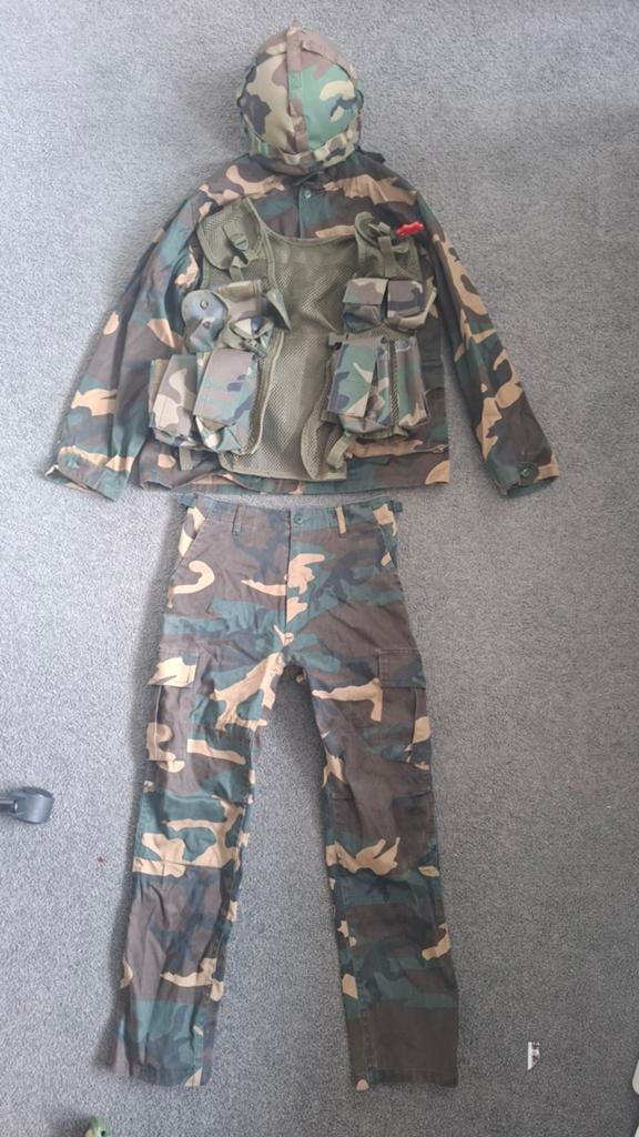 Legerkleding kinderen, goede staat! En amper gebruikt, Ophalen of Verzenden, Zo goed als nieuw, Jongen of Meisje