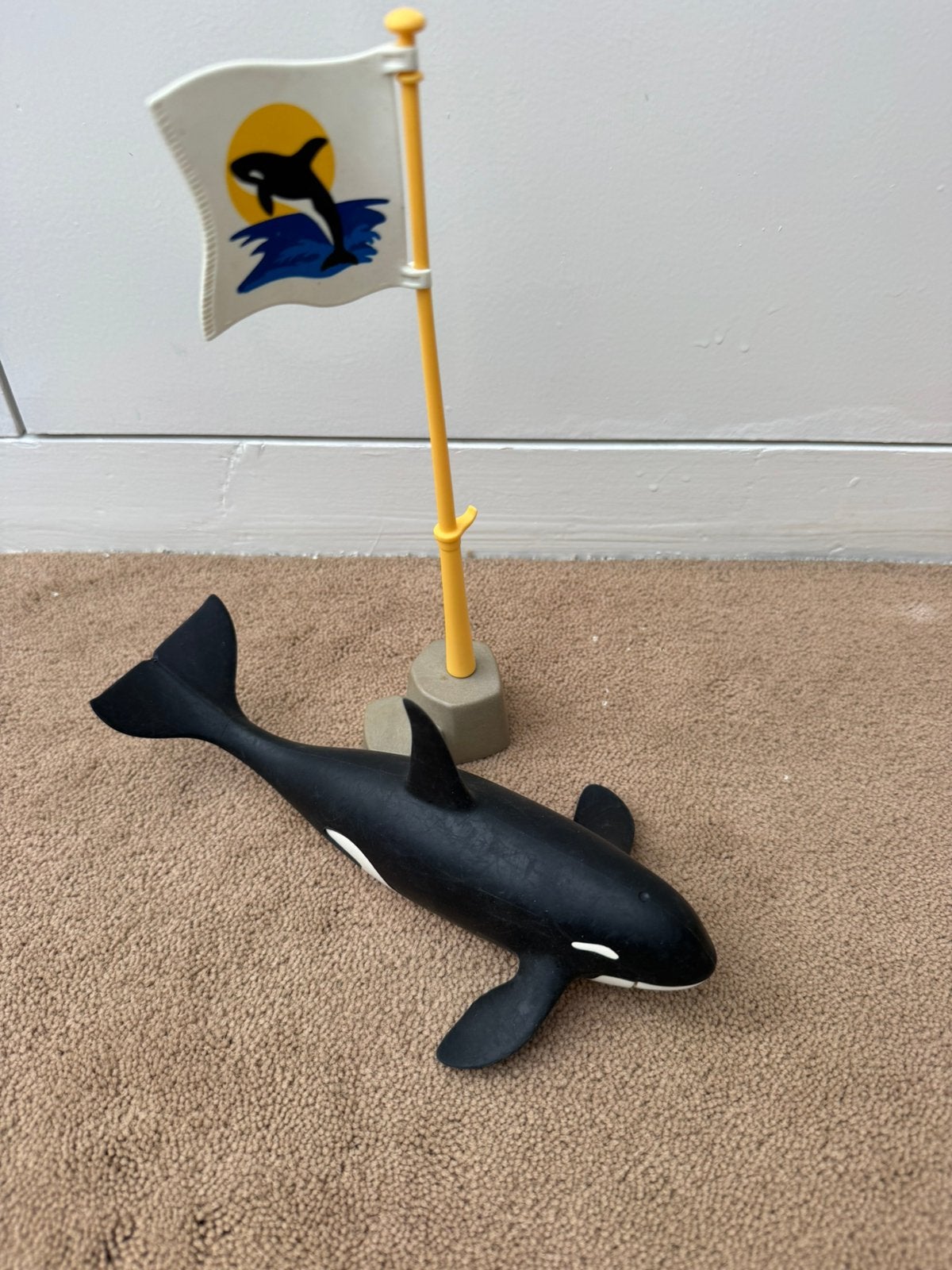 Playmobil orka / walvis set met rots,, Ophalen of Verzenden, Gebruikt, Complete set, Boot/Schip