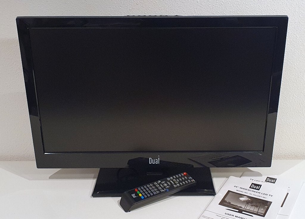 Dual LED TV 24" (Full HD) - HDMI, USB, MMC, 50 Hz, S, S, Ophalen