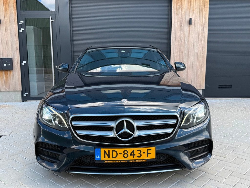 Mercedes-Benz E-klasse E220 d AMG-Line (bj 2017) WIDESCREEN|, Auto's, Achterwielaandrijving, Gebruikt, 4 cilinders, Automatische klimaatregeling