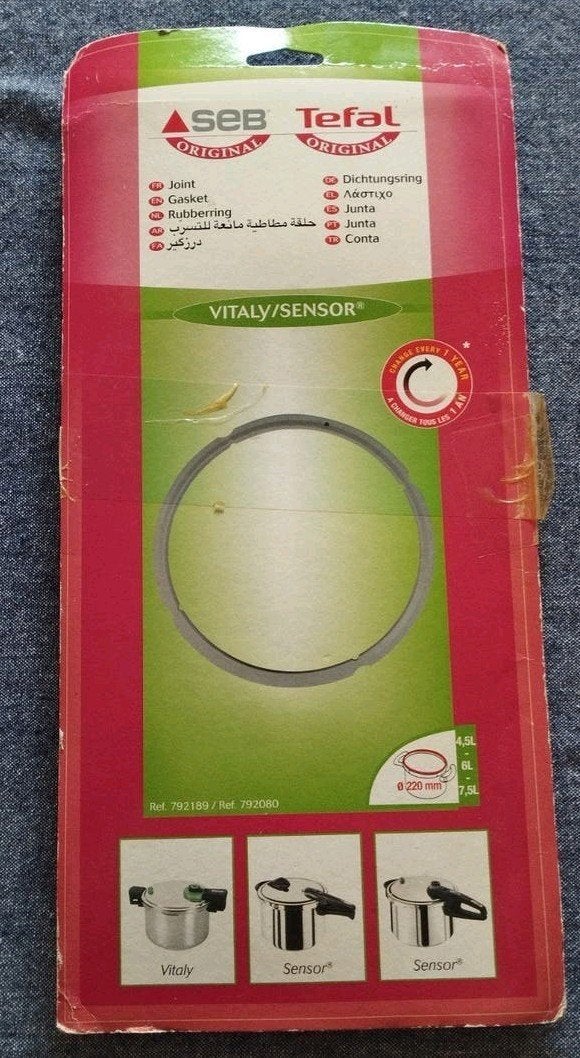 Tefal Afdichtingsrubber Snelkookpan Ø 220 mm, Ophalen of Verzenden, Nieuw