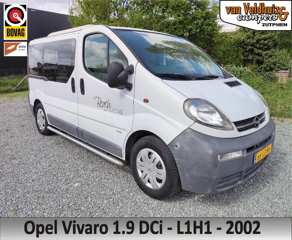Opel Vivaro 1.9 CdTi - L1H1 / NL-Buscamper + hefdak, Overige merken, Buscamper of Camperbus, Tot en met 2, Bedrijf