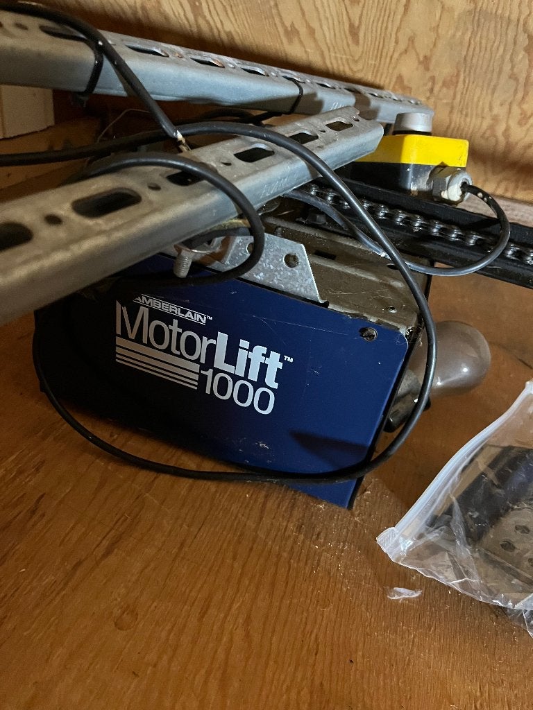 Garagedeur opener Chamberlain 1000, Ophalen, Gebruikt, Garagedeur, Schuifdeur