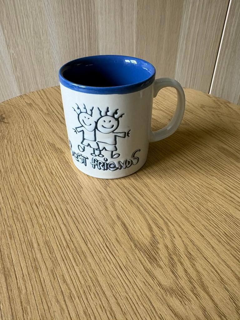 Just Mugs mok Best Friends, Ophalen of Verzenden, Aardewerk, Overige stijlen, Kop(pen) en/of Schotel(s)