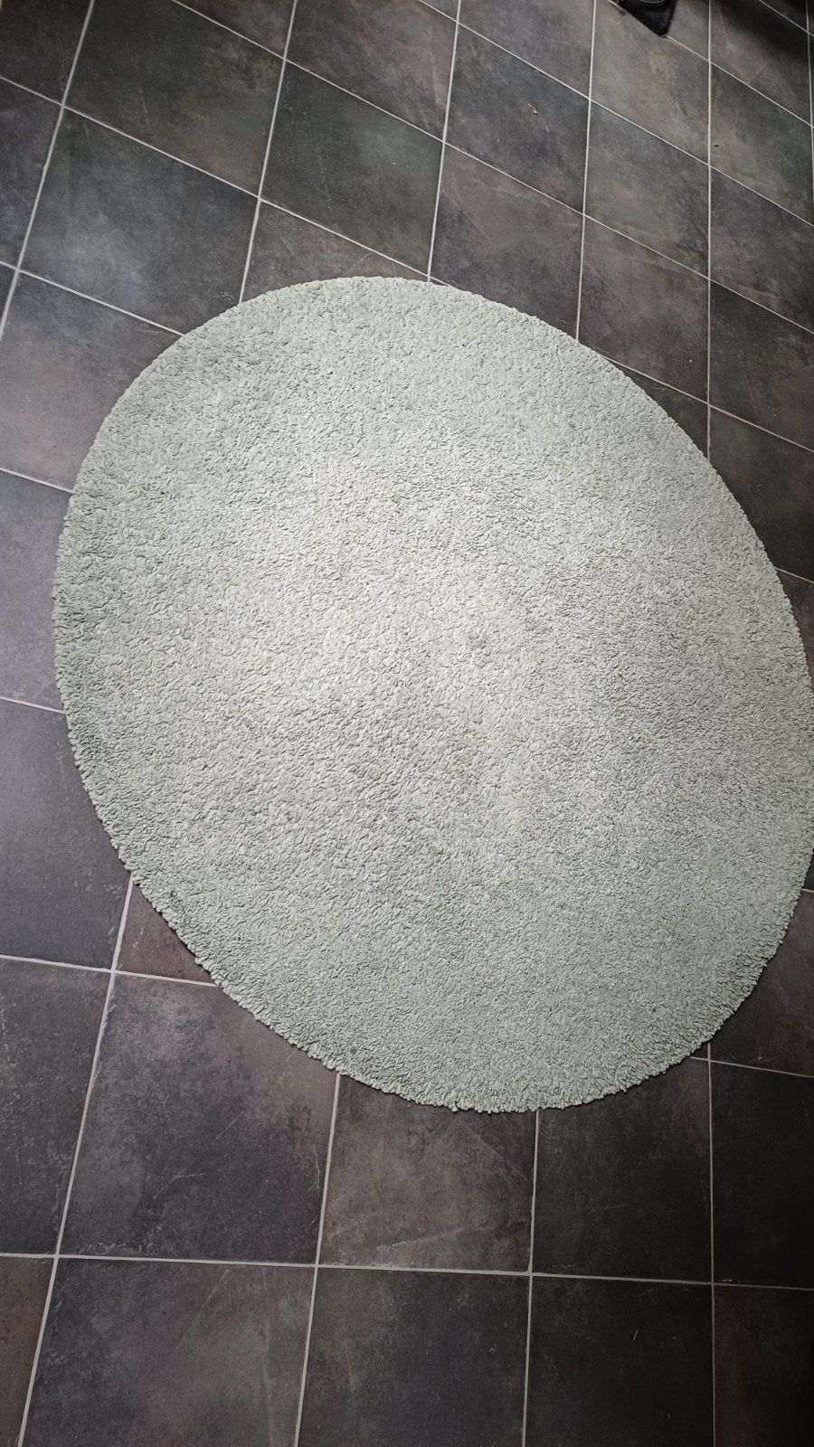 Adum IKEA rond mintgroen lichtgroen vloerkleed tapijt groen, Ophalen, Gebruikt, Rond, Groen