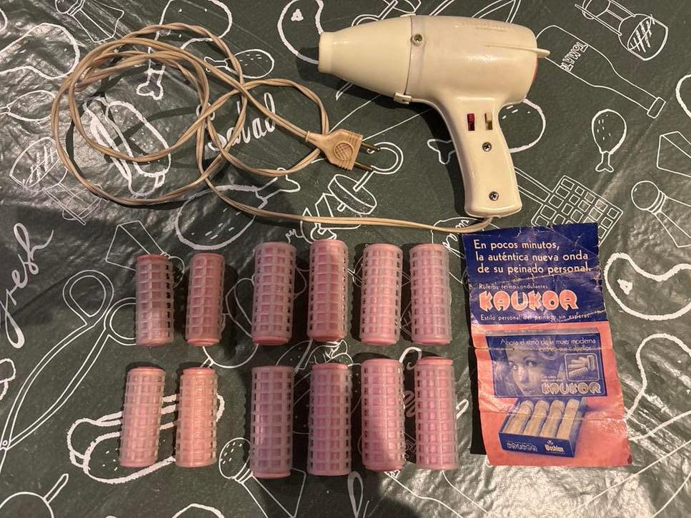 Vintage Haardroger - Moulinex, Frankrijk, 400W, Ophalen of Verzenden, Gebruikt, Föhn of Haardroger