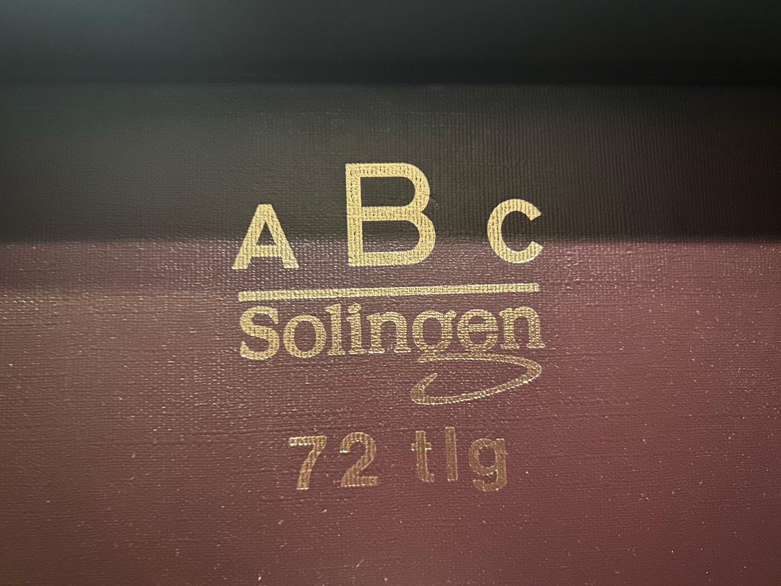 ABC Solingen 72-delig Bestekset - Goudkleurig Accent, Ophalen, Bestekset, Overige typen, Nieuw