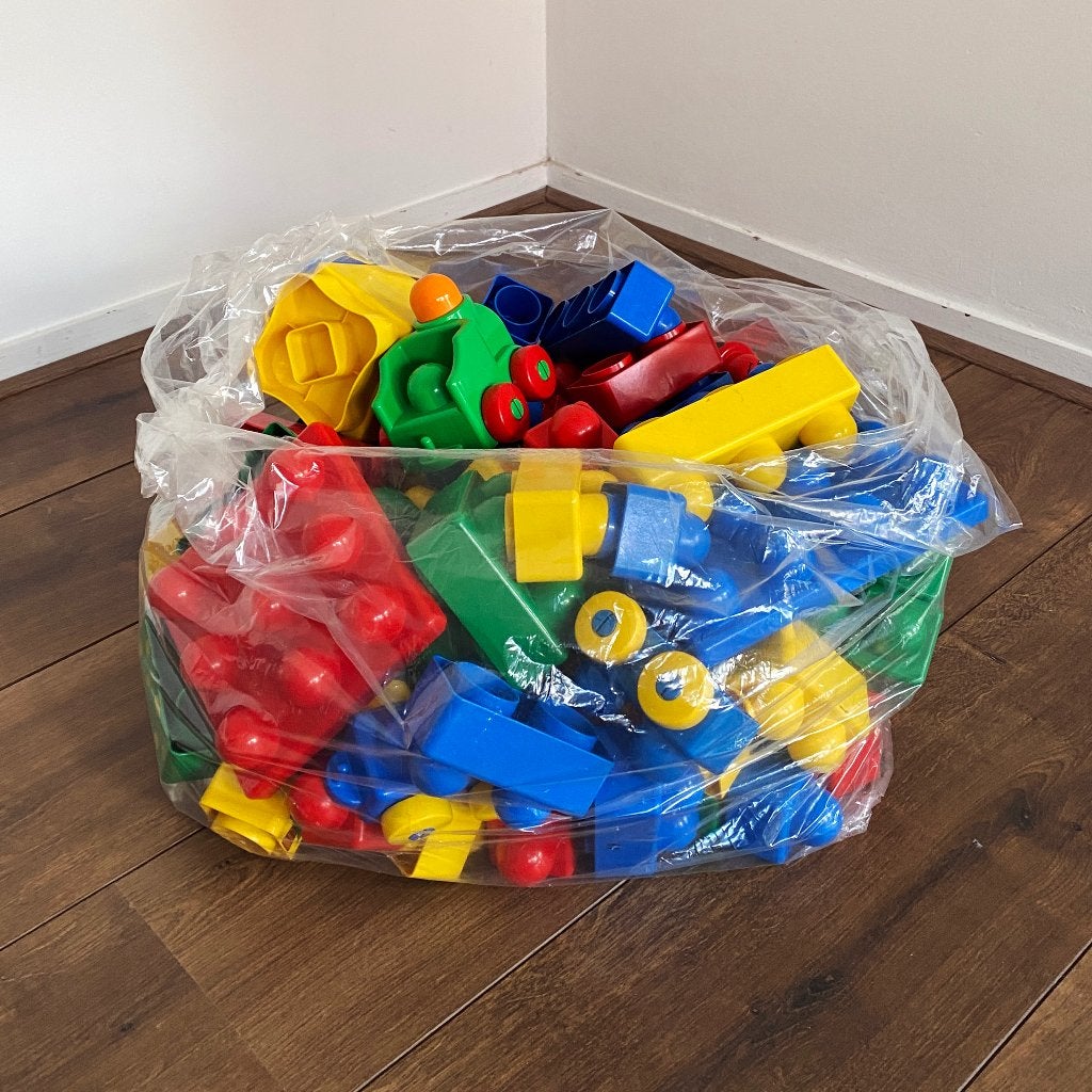 Flinke partij LEGO Primo - blokken, wagentjes, popjes, Ophalen of Verzenden, Gebruikt, Lego Primo