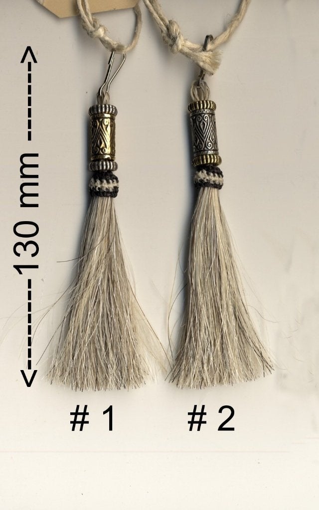 Paardenhaar Kwastje Tassle Zipper Pull. 130 mm. Made in USA., Ophalen of Verzenden, Nieuw, Overige disciplines