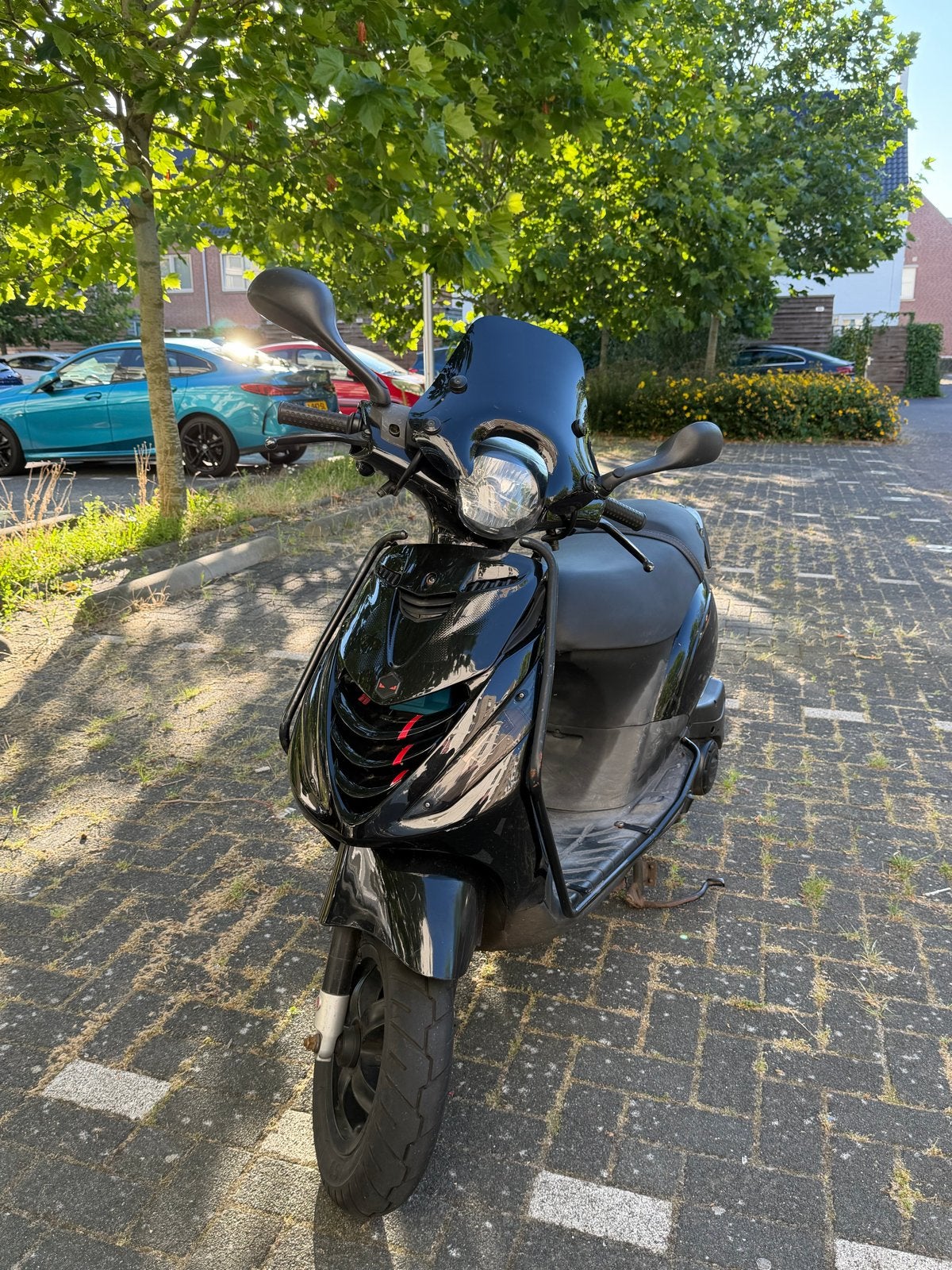 Piaggio Zip 2021 50cc iGET - Geel Kenteken, Ophalen, Gebruikt, Maximaal 45 km/u, Zip
