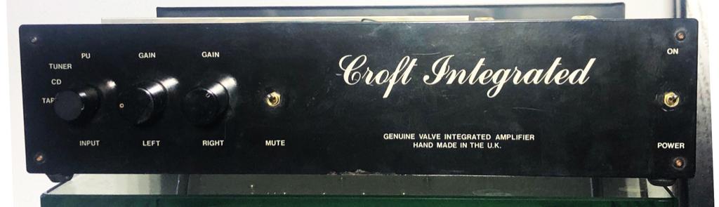 Croft Integrated tube amplifier, Ophalen, Versterker