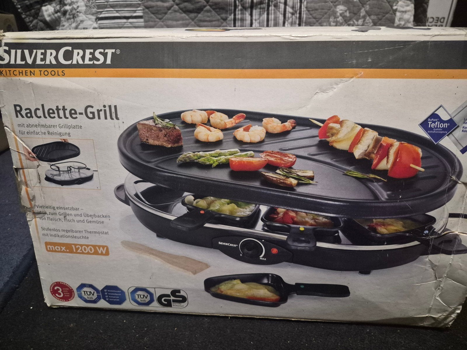 SilverCrest gourmetstel, Witgoed en Apparatuur, Gourmetstellen, Ophalen, Gebruikt, 4 t/m 7 personen