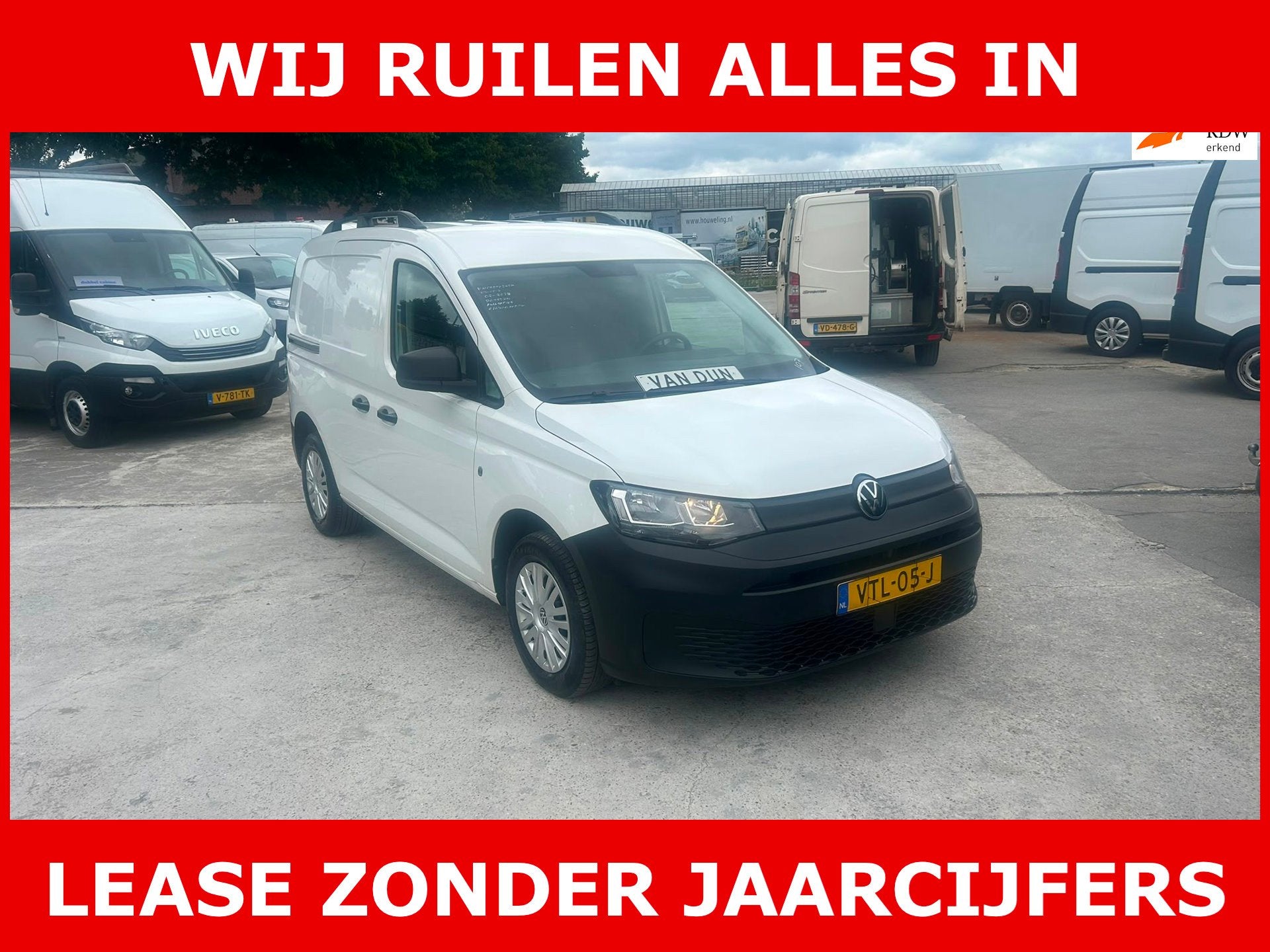 Volkswagen Caddy Cargo 2.0 TDI Economy Business, Voorwielaandrijving, Stof, Gebruikt, Euro 6