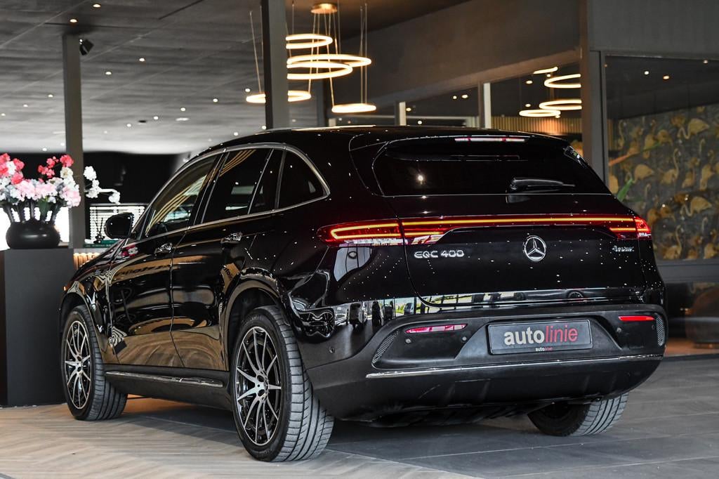 Mercedes-Benz EQC 400 4MATIC AMG-Line 80 kWh, Pano, Memory,, Zwart, 80 kWh, 1333 min, Zwart