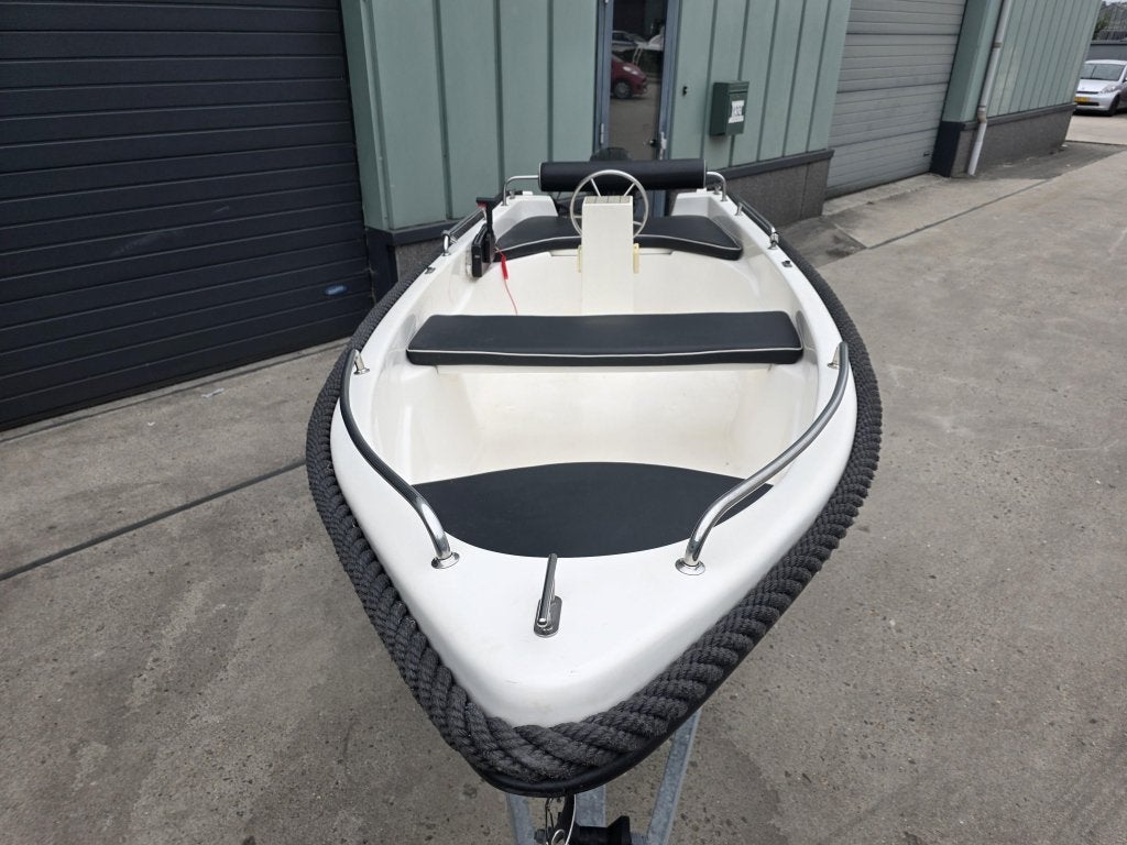 Amigo 390 classic 2016 9,9pk Mercury elektrisch gestart, Watersport en Boten, Gebruikt, 4 m, Tot 10 pk, Bakker boten