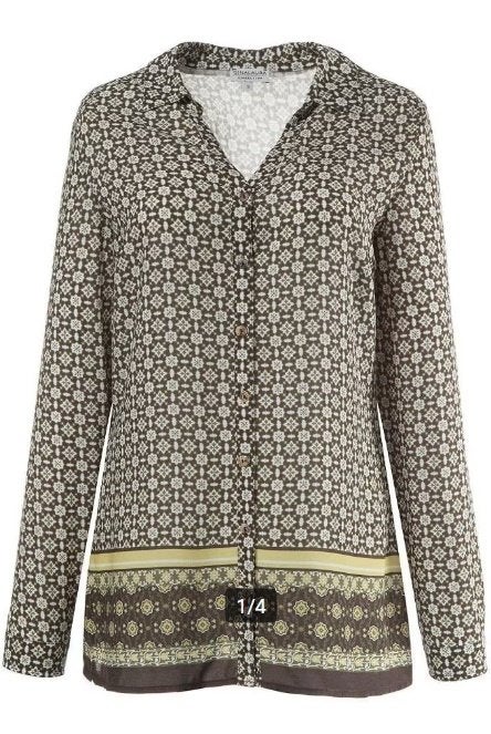 nieuwe hemd blouse van gina laura maat s, Nieuw, Ophalen of Verzenden, Maat 36 (S), Groen