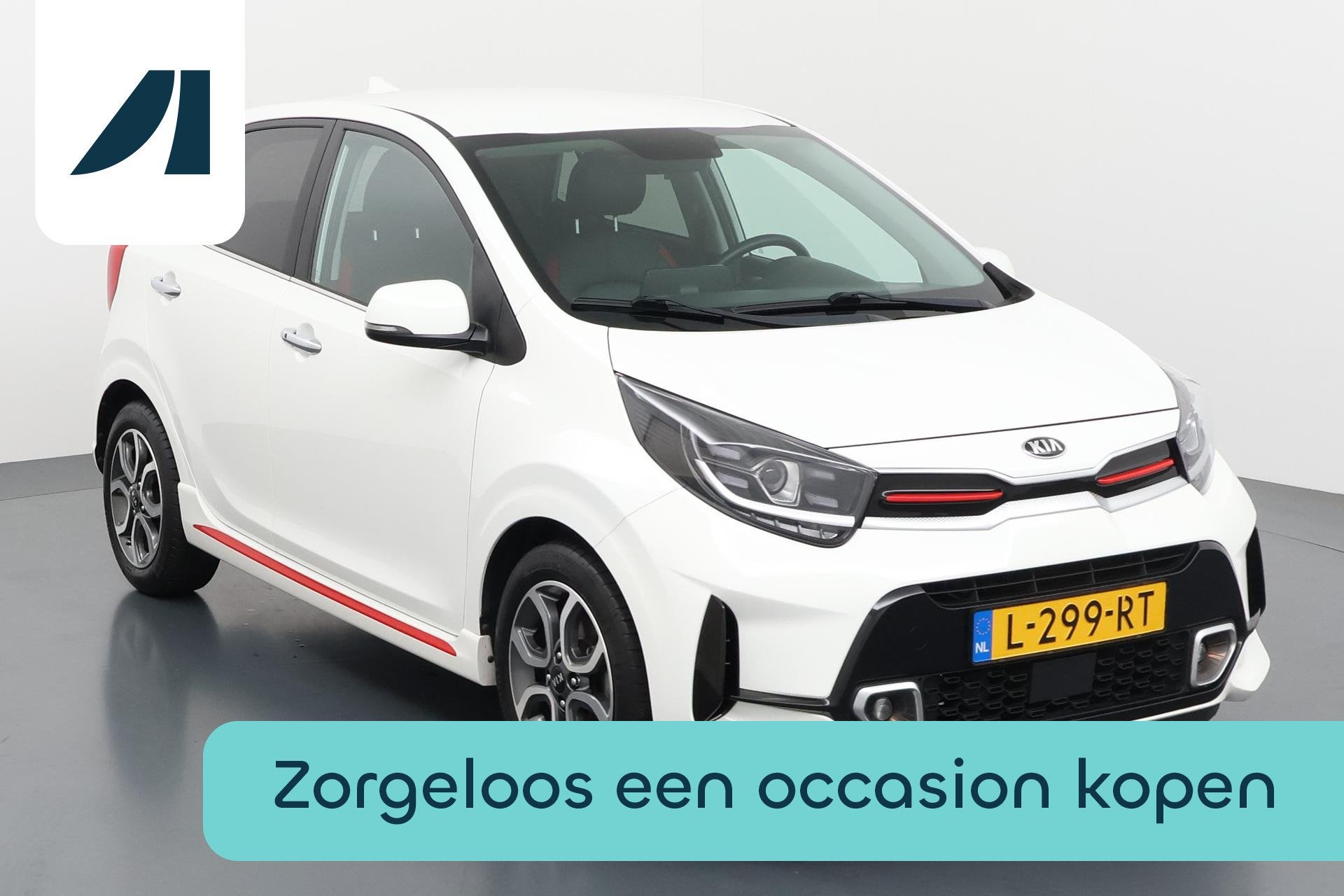 Kia Picanto 1.0 DPi GT-Line Doorgereden en toch fris in uitr, Auto's, Voorwielaandrijving, Verwarmde buitenspiegels, Gebruikt