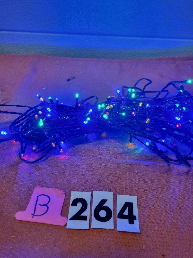 kerstverlichting gekleurd 8 standen 246b, Diversen, Kerst, Ophalen of Verzenden, 'T Olde Gre-j, Info@toldegrej.nl, Endepoelstraat 20f Didam