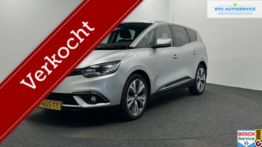 Renault Grand Scenic 1.3 TCe Intens NAVIGATIE TREKHAAK CRUIS, Auto's, Renault, 4 cilinders, Met garantie (alle), Leder en Stof