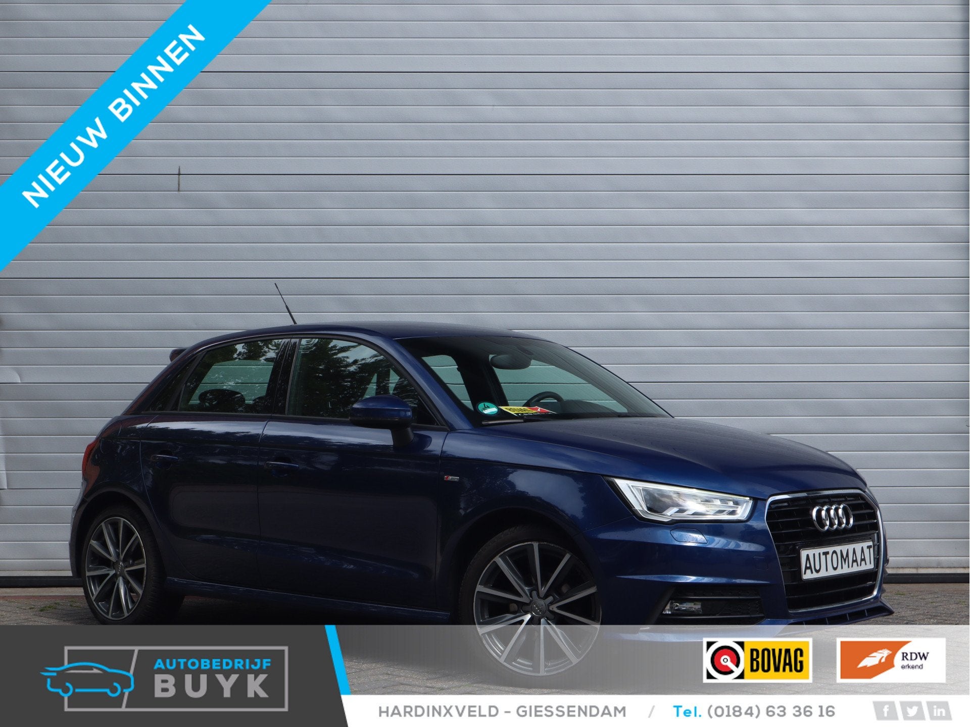 Audi A1 Sportback 1.0 TFSI Adrenalin 2x S-line AUTOMAAT | PD, Auto's, Audi, Euro 6, 580 kg, Met garantie (alle), Leder en Stof